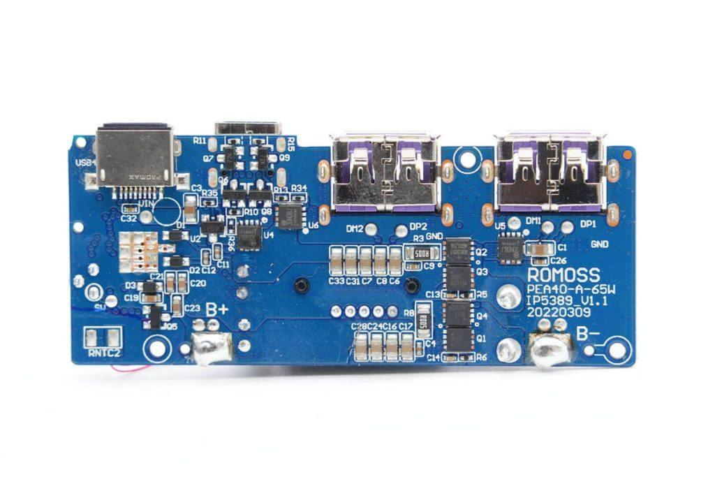 拆解报告:romoss罗马仕40000mah 65w快充移动电源pea40-282 - 知乎