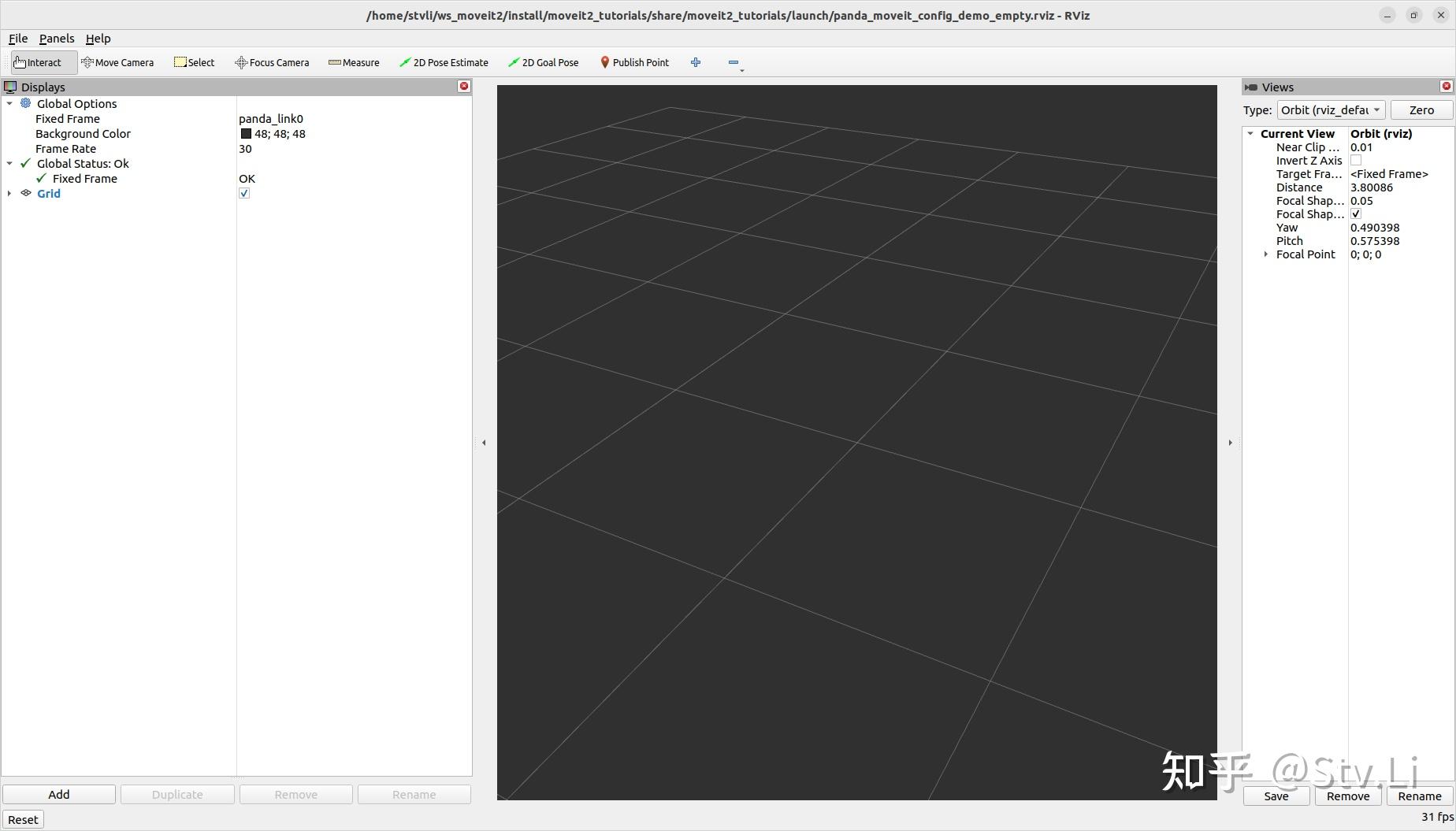【学习笔记】ROS2纯小白 - MoveIt!(humble)安装、初识与C++实现运动规划 - 知乎