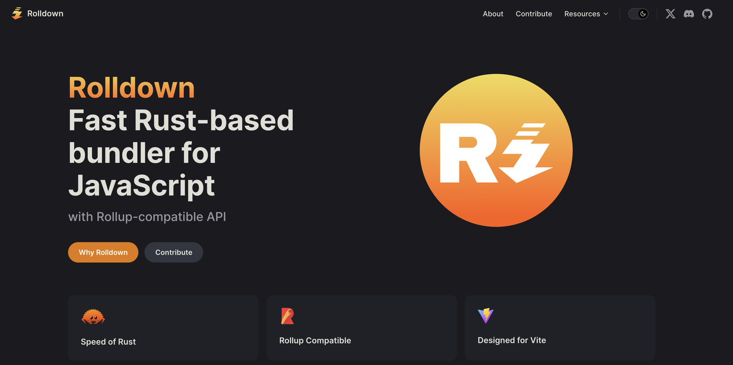 基于 Rust 的 JS 打包工具：Rolldown 正式开源！ - 知乎