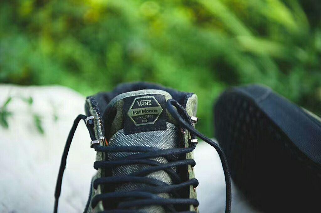 pat moore签名款 麂皮墨绿黑色钻石底   超酷的配色  墨绿色确实上脚