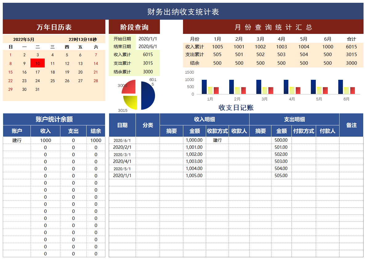 27岁杭州女会计熬夜整理,32份Excel财务报表模板:现金日记账、收支明细表插图1 27岁杭州女会计熬夜整理,32份Excel财务报表模板:现金日记账、收支明细表插图1