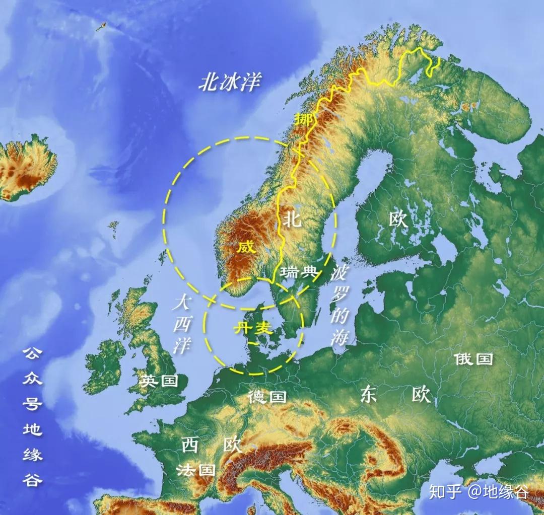 丹麦的地理地图：丹麦的地形和自然特征