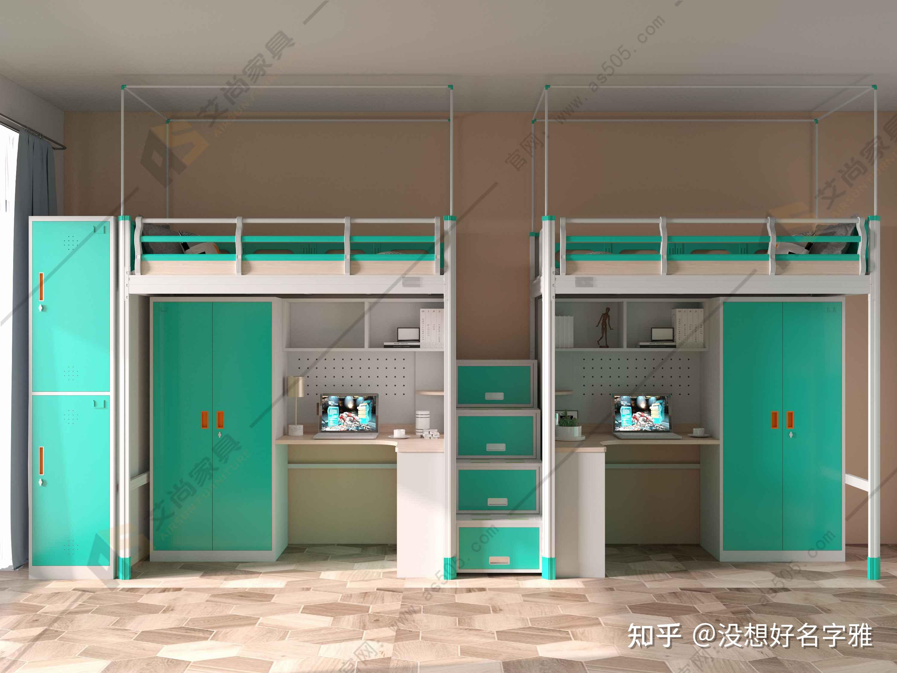 为什么大学宿舍公寓床普遍采用上床下桌？ - 知乎
