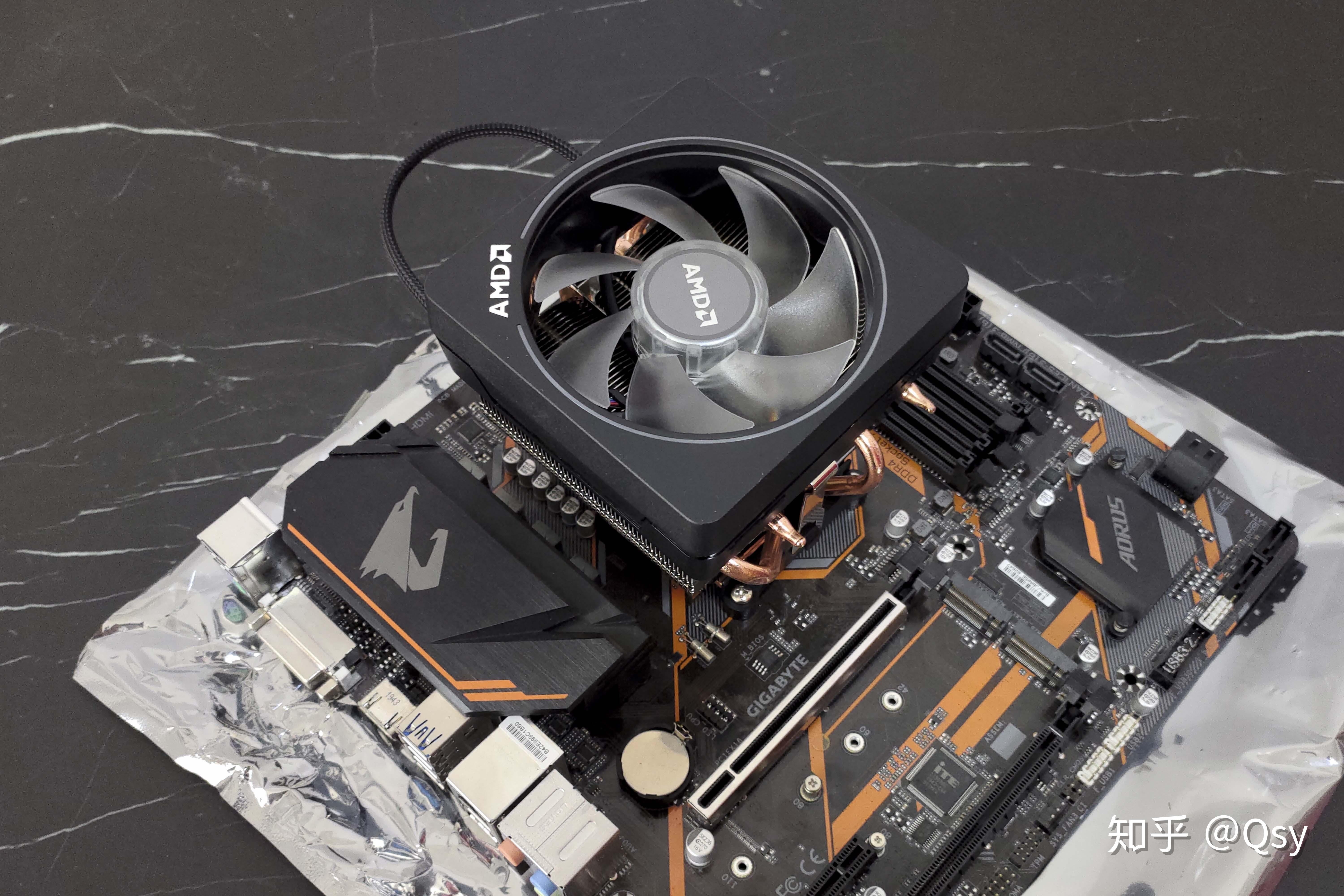 锐龙 3800x 技嘉b450 aorus elite新小雕装机记