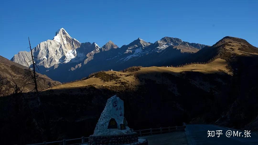 d1景观:四姑娘山全景,四姑娘山双桥沟景区,丹巴中路藏寨景观 行程解析
