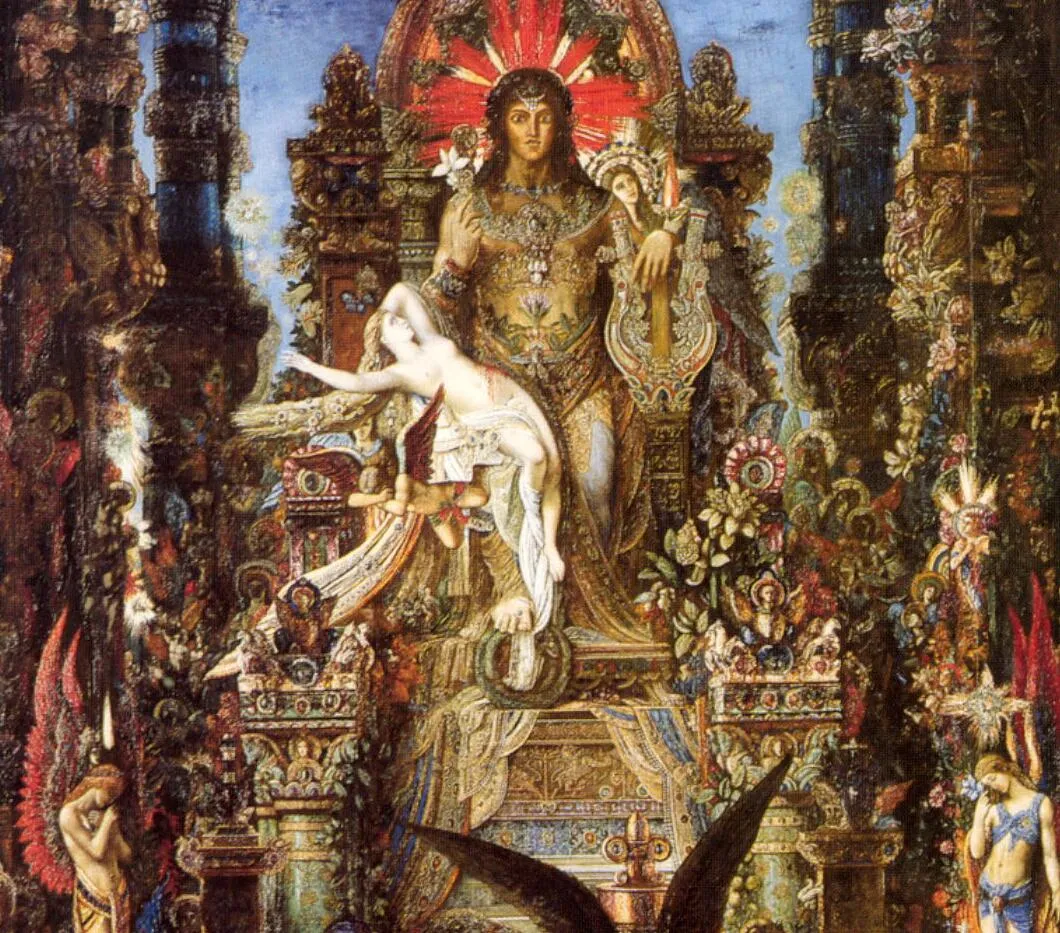 ▼《莎乐美为希律王献舞》salome dancing before herod  1876在他