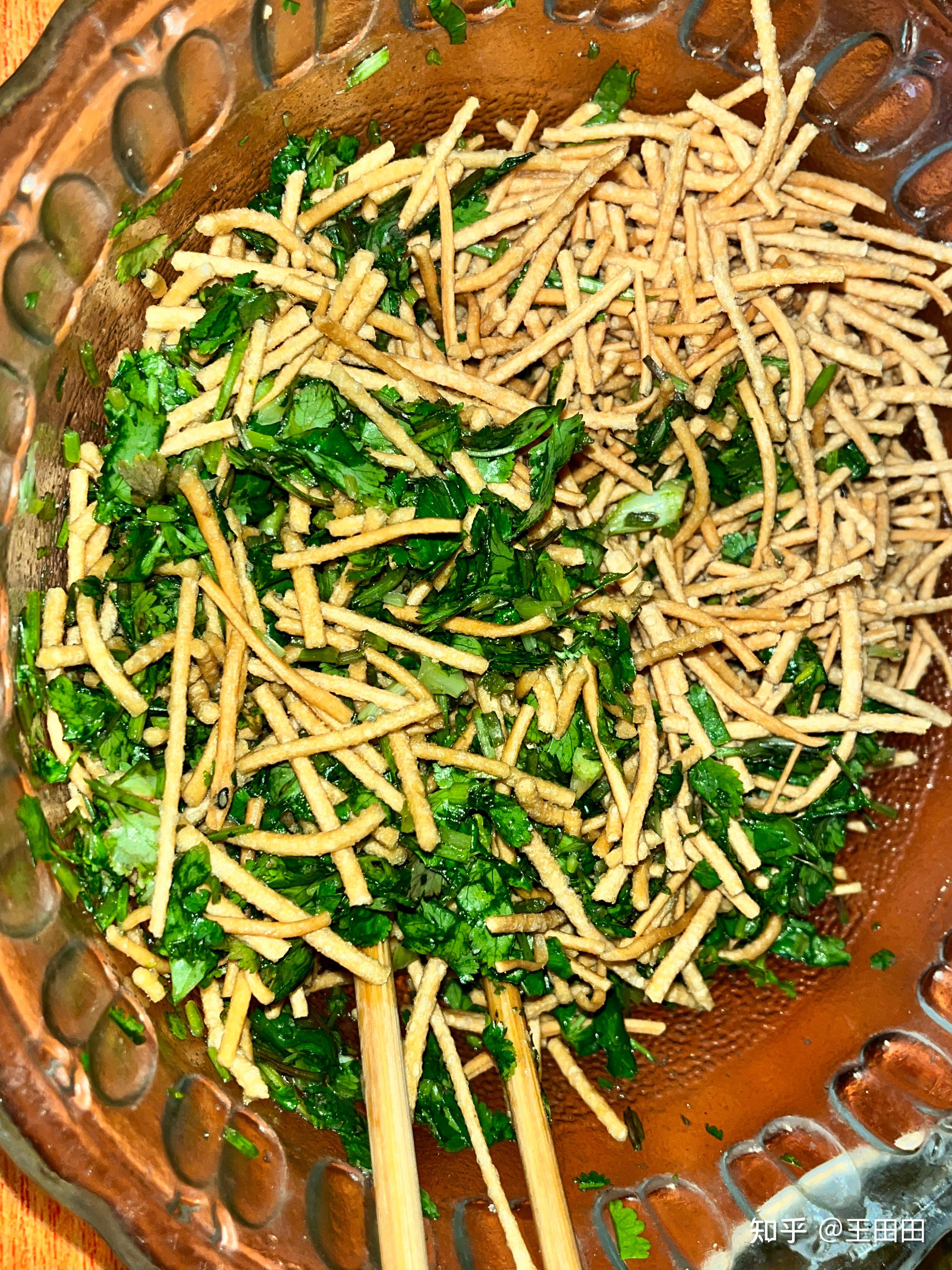 徐州美食-馓子拌香菜 - 知乎