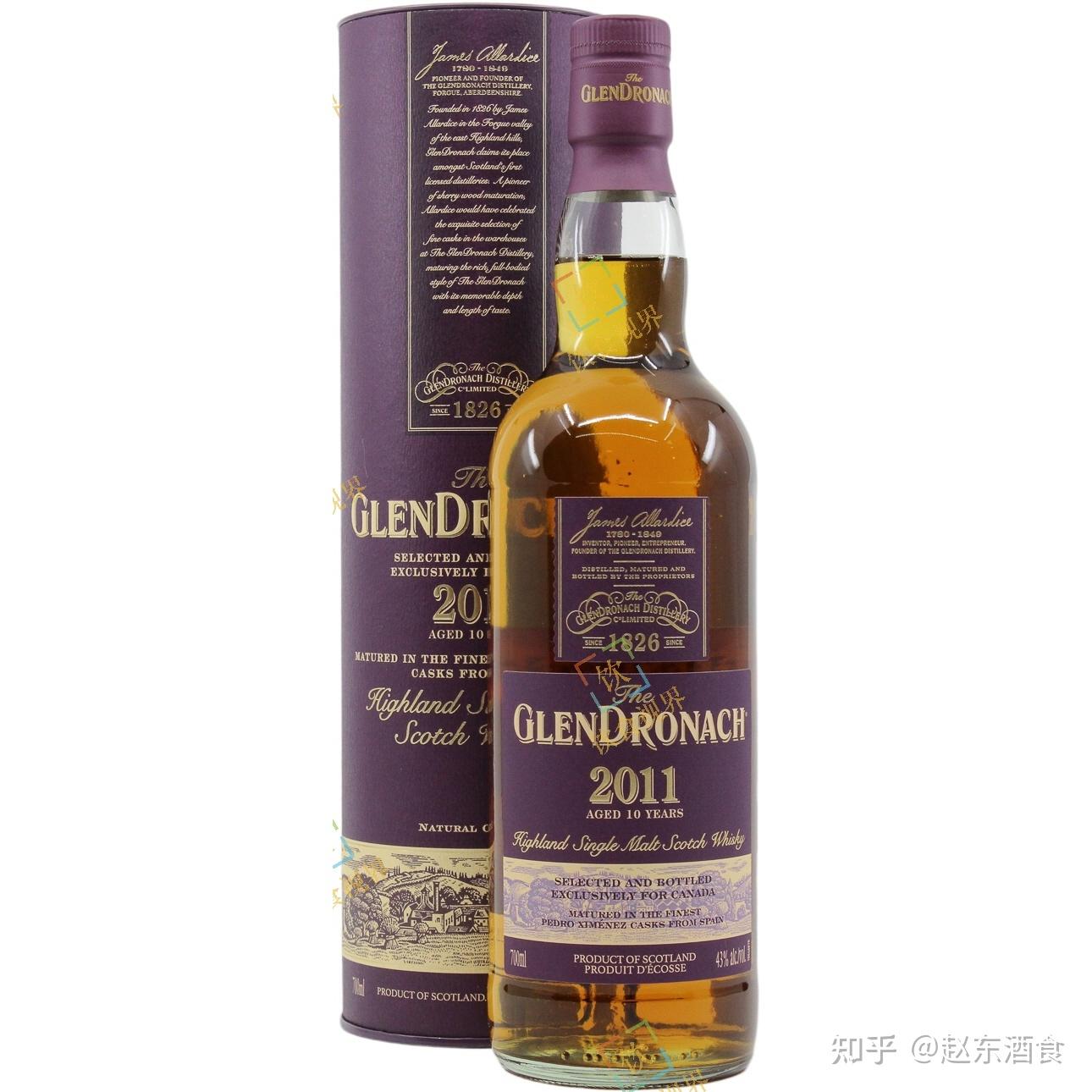加拿大限定!格兰多纳(Glendronach)推出2011 Vintage 10年！ - 知乎