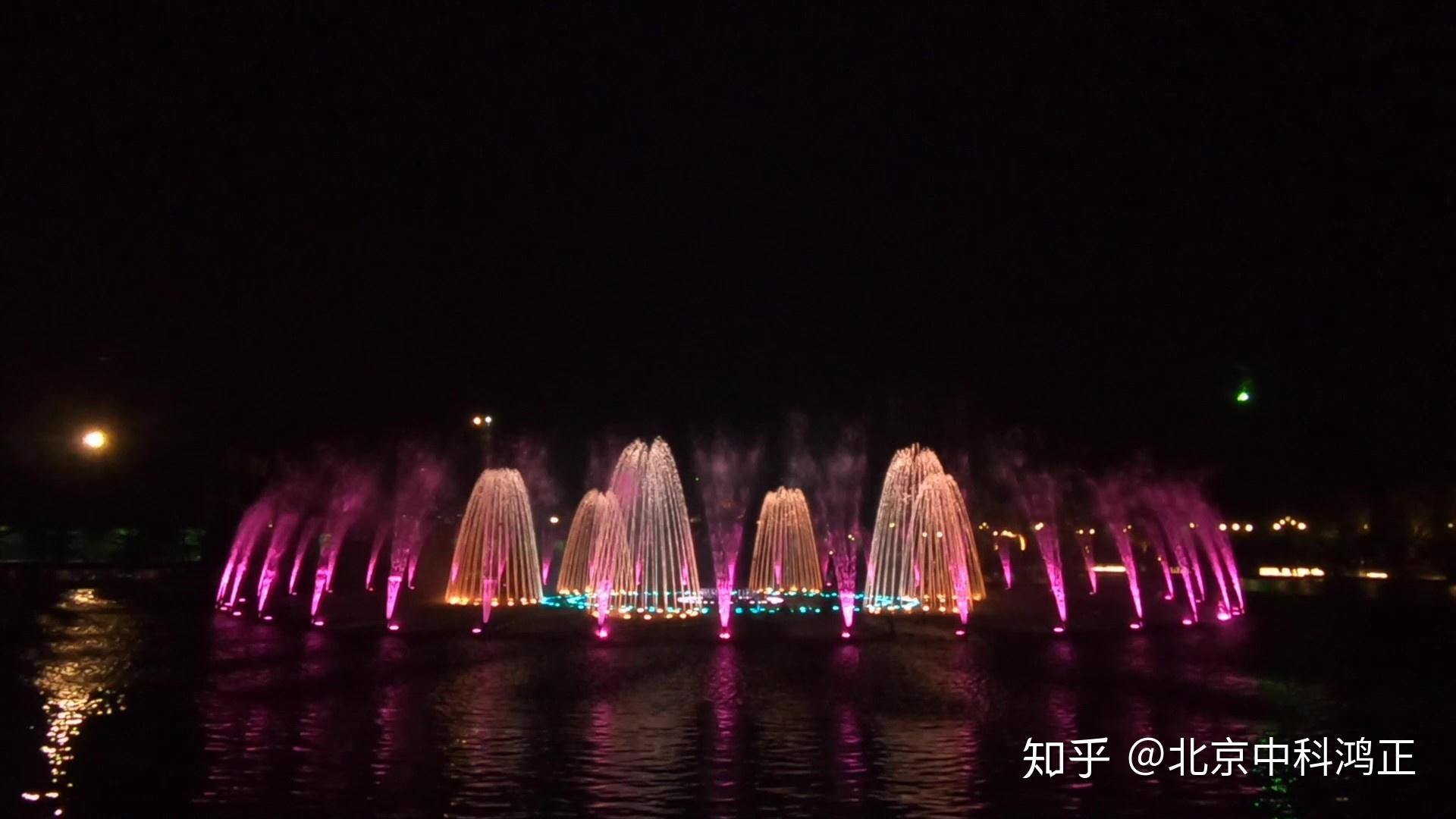 中原超大音乐喷泉秀震撼首喷