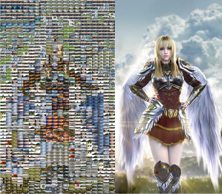 利用opencv给彦女王生成一副蒙太奇画像 知乎 利用opencv给彦女王生成一副蒙太奇画像 知乎