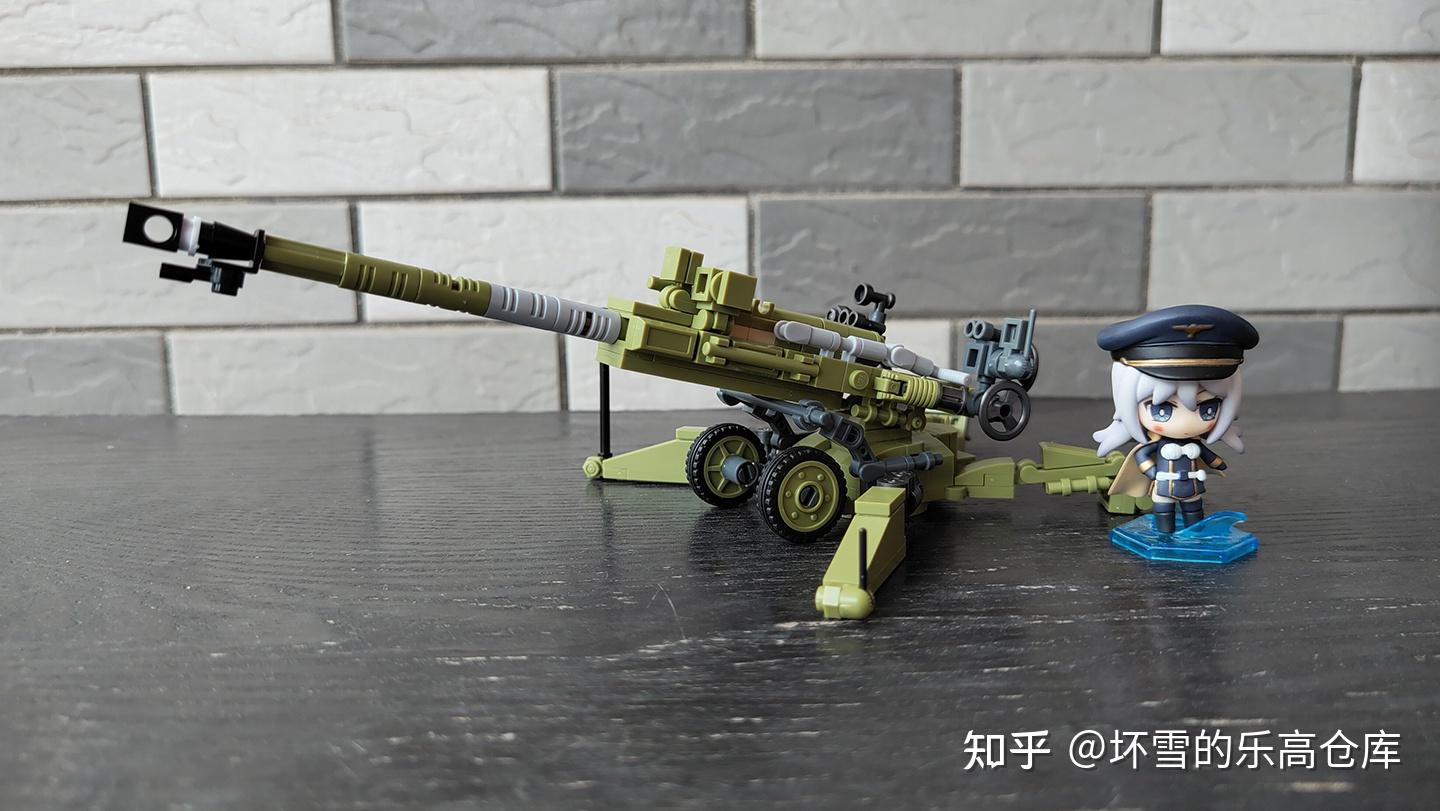 亮点颇多的小品之作小鲁班积木m777超轻型榴弹炮评测