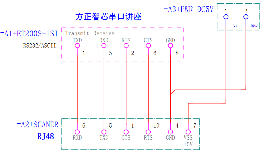 datalogic扫码枪的配置及如何连接plc串口模块内附图纸