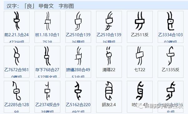 甲骨文 “ 良 ” 字的起源辨析 - 知乎