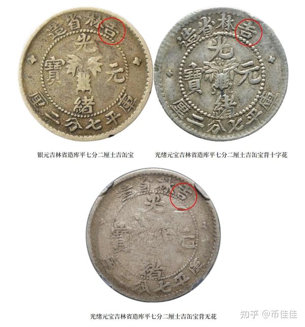 光绪元宝吉林省造无纪年七分二厘4个币版特征及拍卖市场价格行情- 知乎