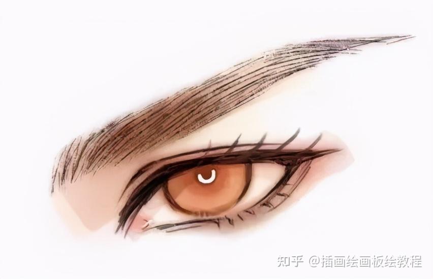 绘画教程眼睛怎么画都难看眼睛瞳孔画法讲解教你画出好看的眼睛