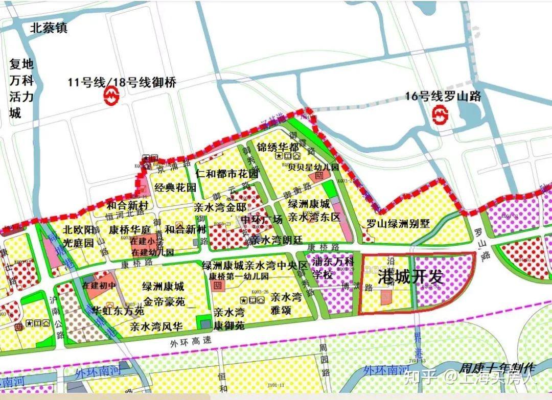 浦东北蔡御桥 11/16号线「港城中环汇·云启」 约99-115-129-155-184