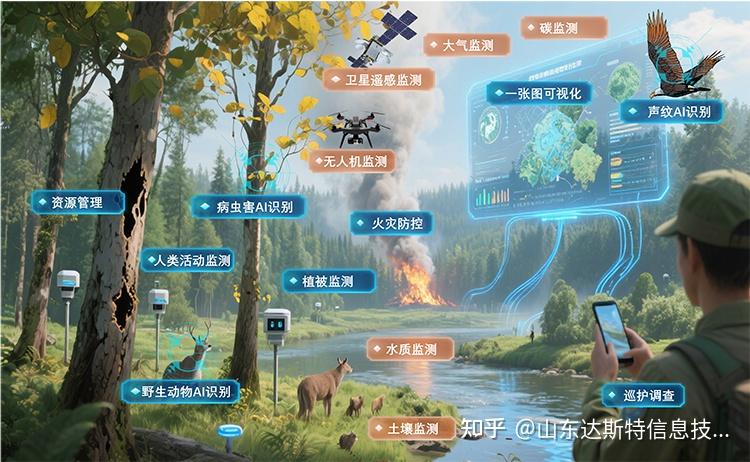 数据中台：林业智慧监管的
