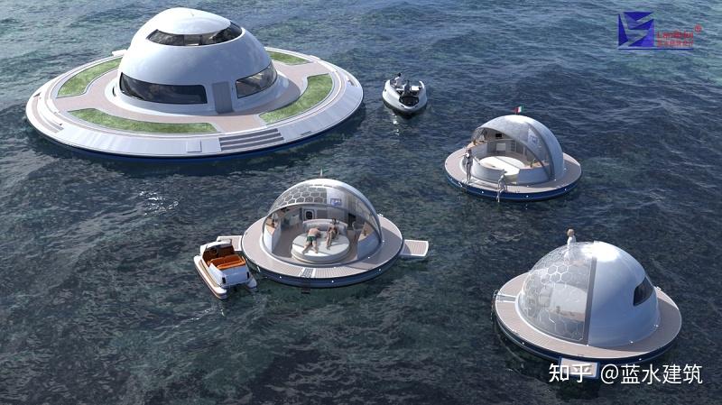 未来水上酒店概念或许是下一个发展趋势,因此,"水上建筑","水上装配式