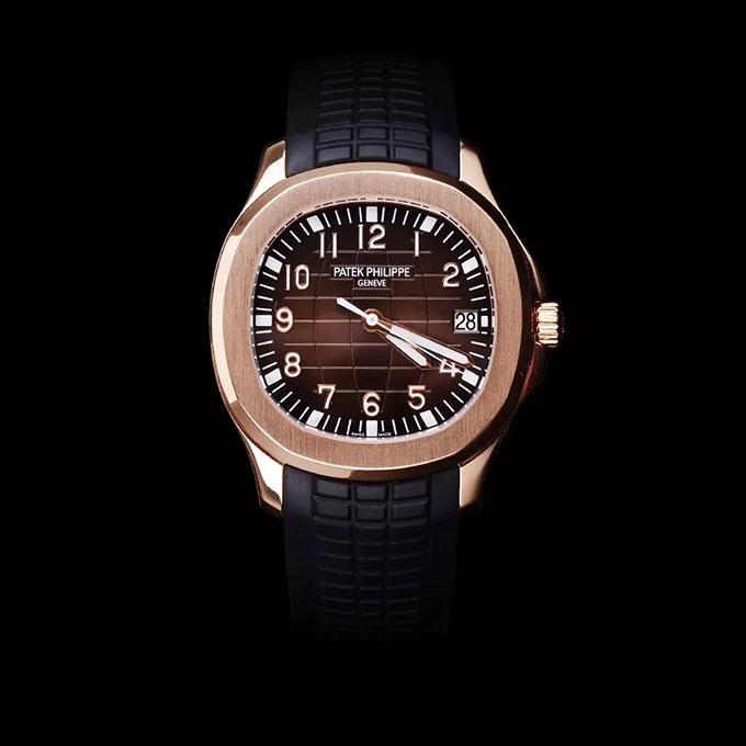 百达翡丽aquanaut玫瑰金手雷5167r-001手表