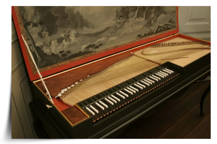 拨弦古钢琴代表作品图片