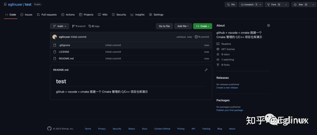 使用 GitHub+ vscode + CMake 快速搭建一个 CMake 管理的项目仓库 - 知乎