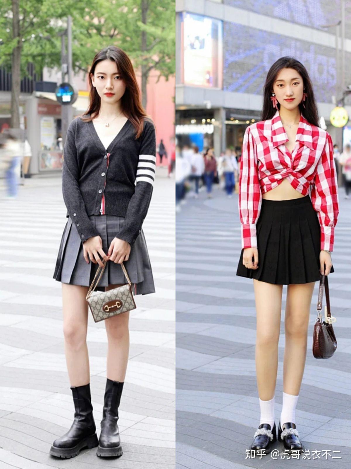 一,短上衣 高腰短裙