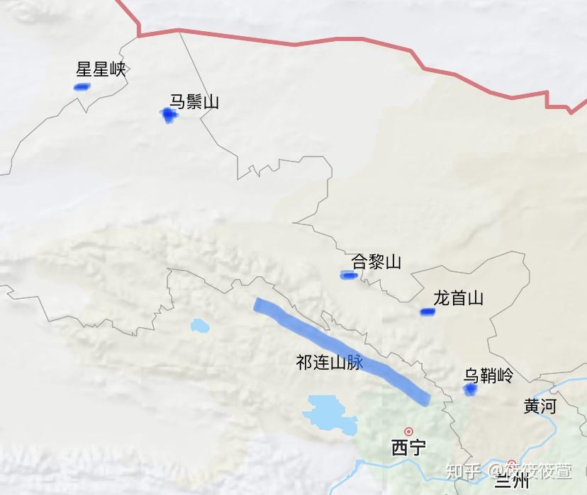 马鬃山地图位置图片