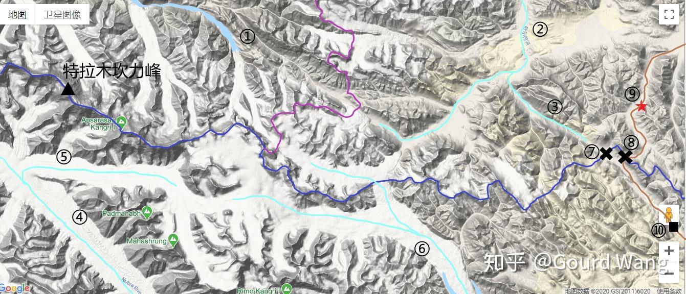 中巴邊界走向2從克勒青河谷到喀喇崑崙山口