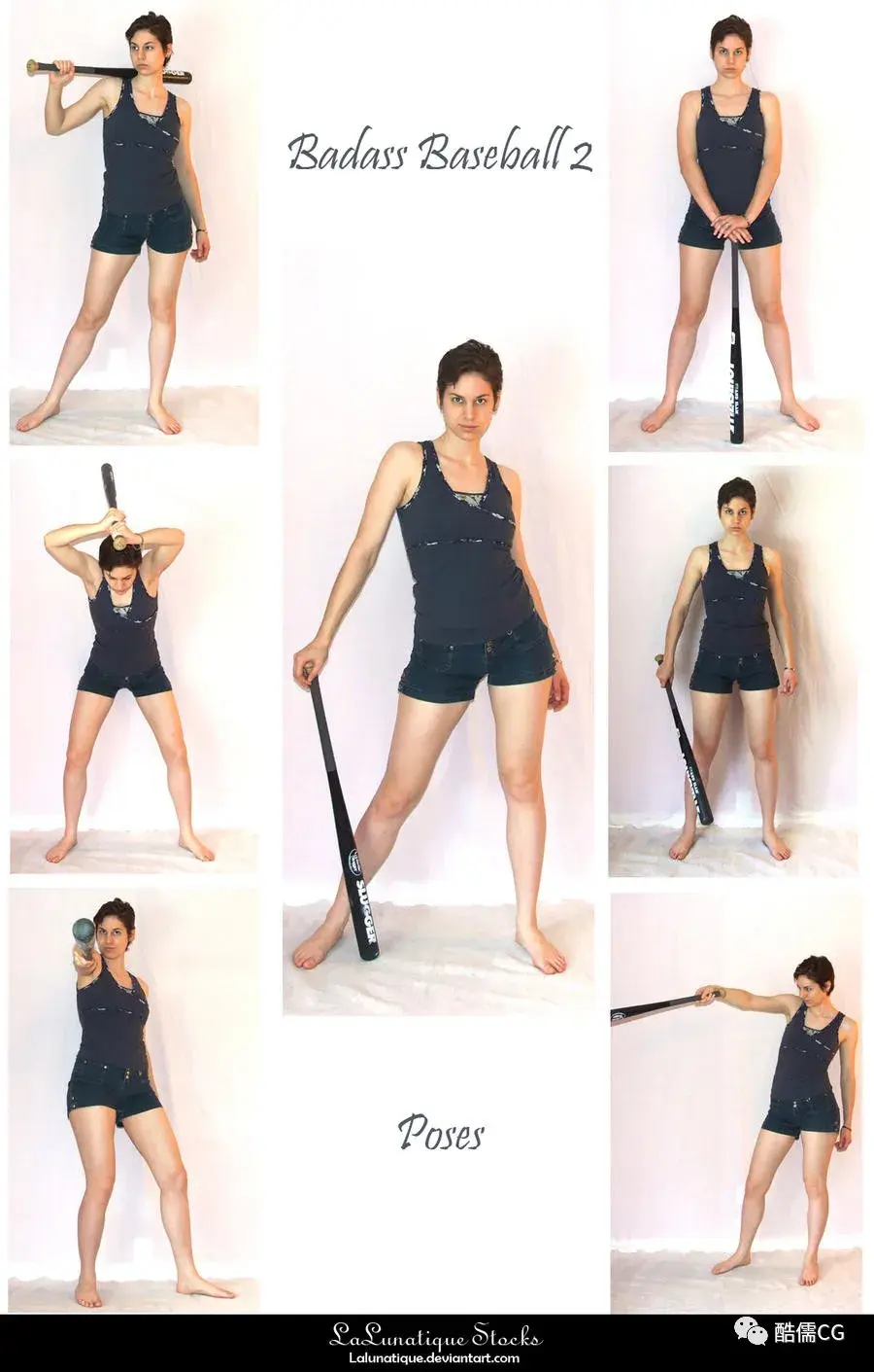 绘画参考丨多种人物运动姿势参考图