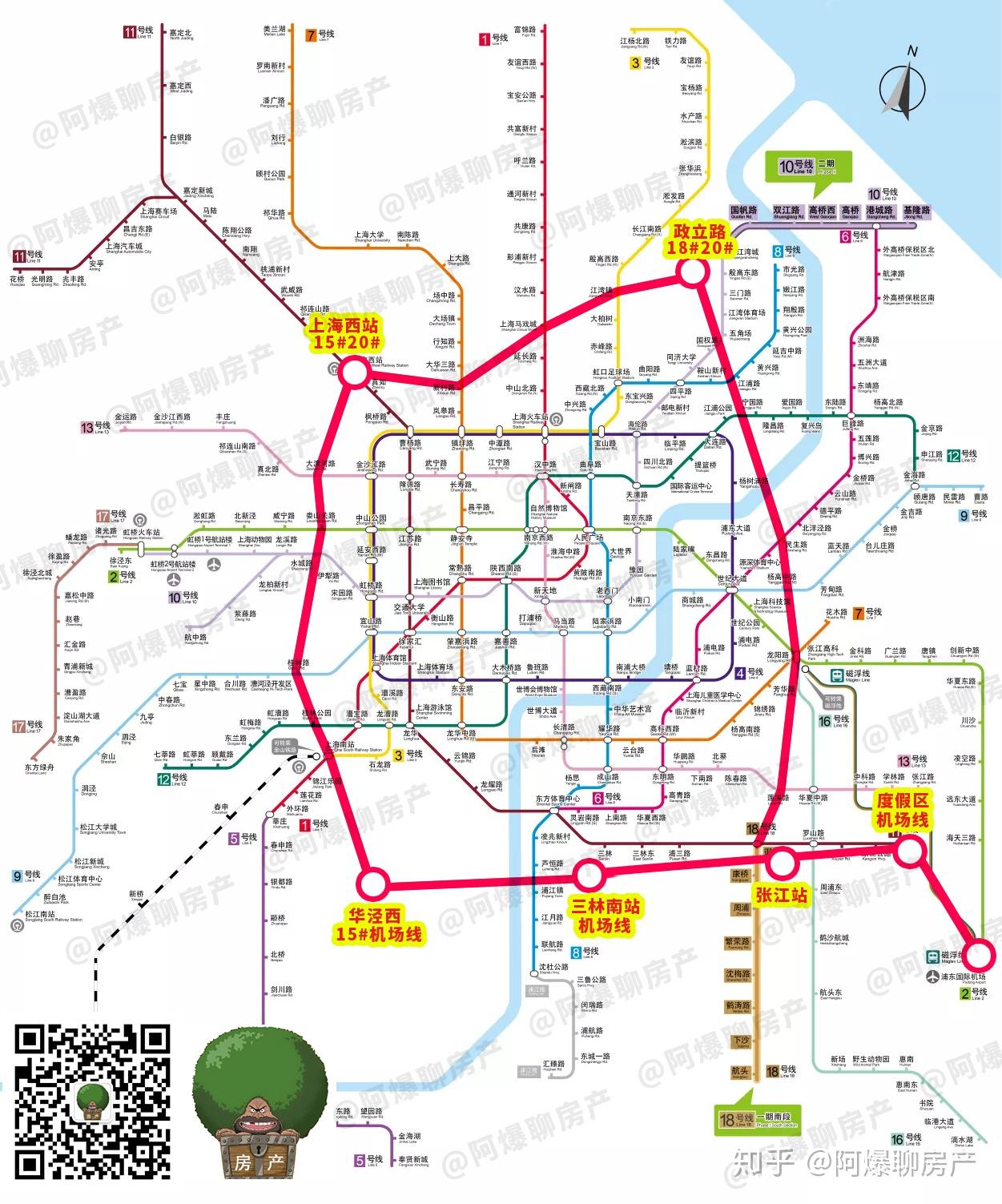 20号线工可招标上海第二条地铁环线初见雏形