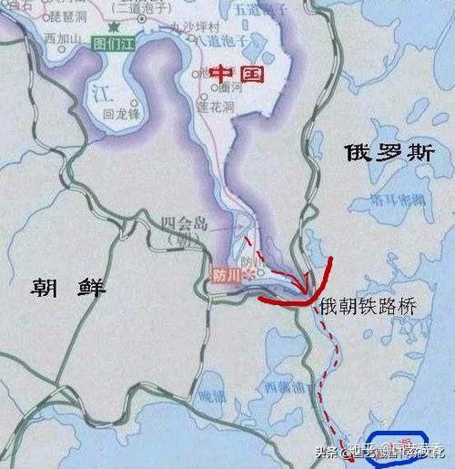 鸭绿江图们江地图图片