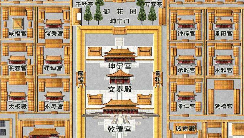 景仁宫平面图图片