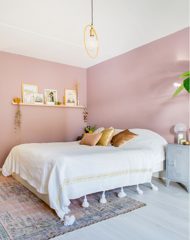 拒绝单调大白墙种草一见倾心的卧室配色