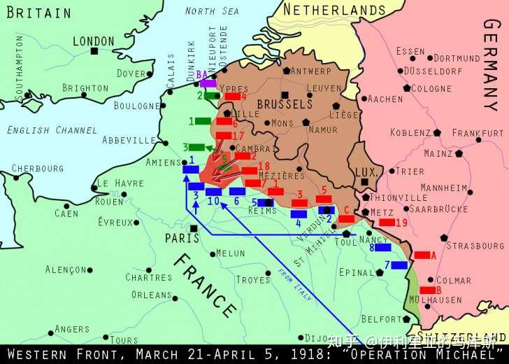 帝国最后的豪赌记德国1918年皇帝会战下