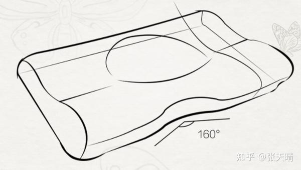 这款的最大亮点在于它的蝶翼设计,不仅加大枕头接触面积,并且能更好的