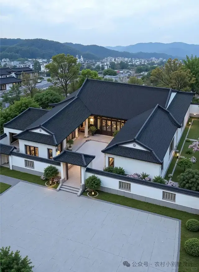 2026新款一层三合院:42套经典新中式四合院农村自建房别墅住宅 - 知乎