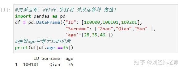 Python数据框DataFrame的 数据筛选 - 知乎