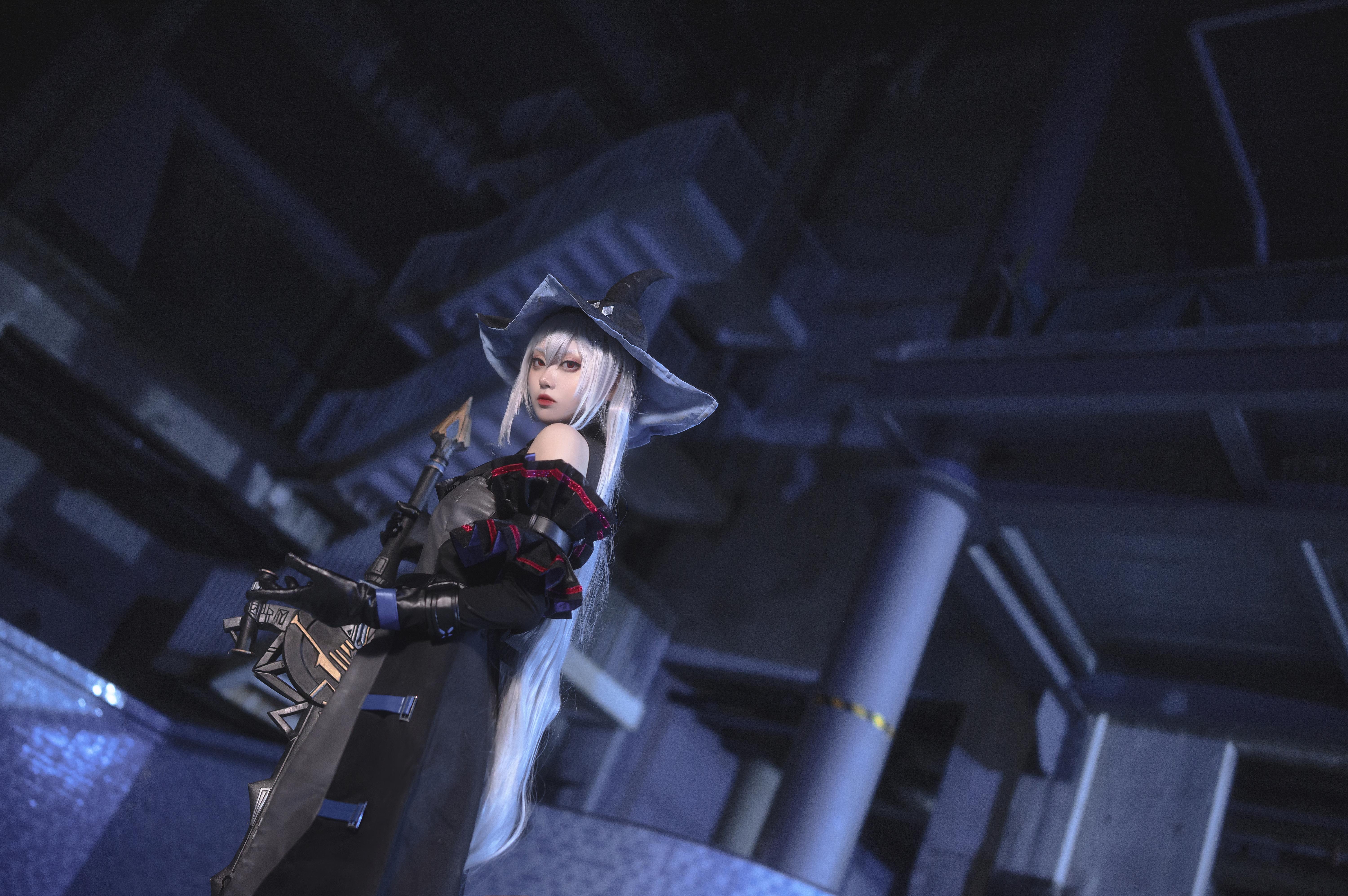 明日方舟斯卡蒂cosplay