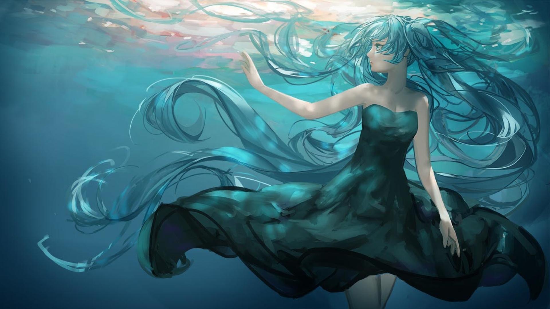 Original Characters, Underwater, Anime Girls wallpaper | anime | Wallpaper Better