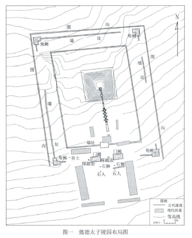 乾陵黄巢沟平面图图片