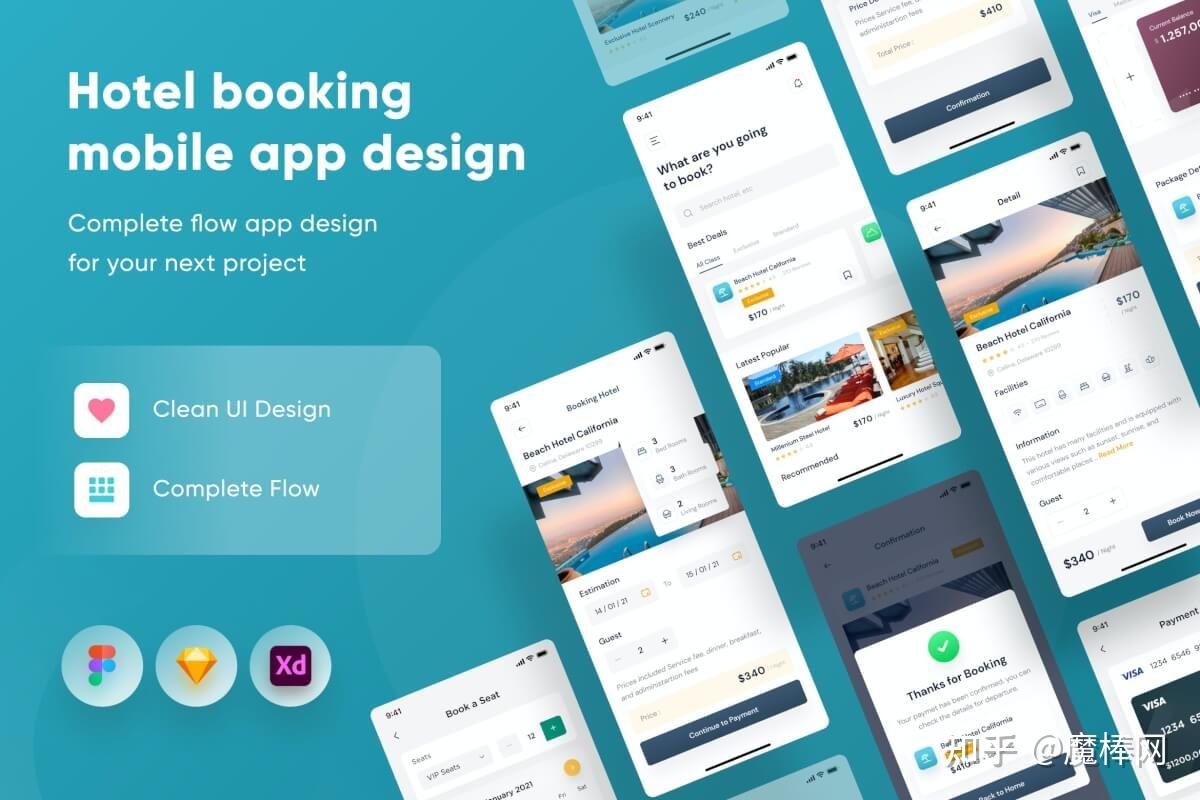 设计师必备 |30个精美的APP UI KIT模板(附Psd/Sketch/Figma下载) - 知乎
