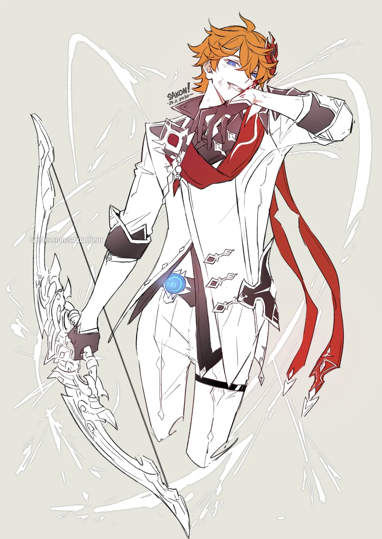 美图搬运| 原神-角色图-达达利亚