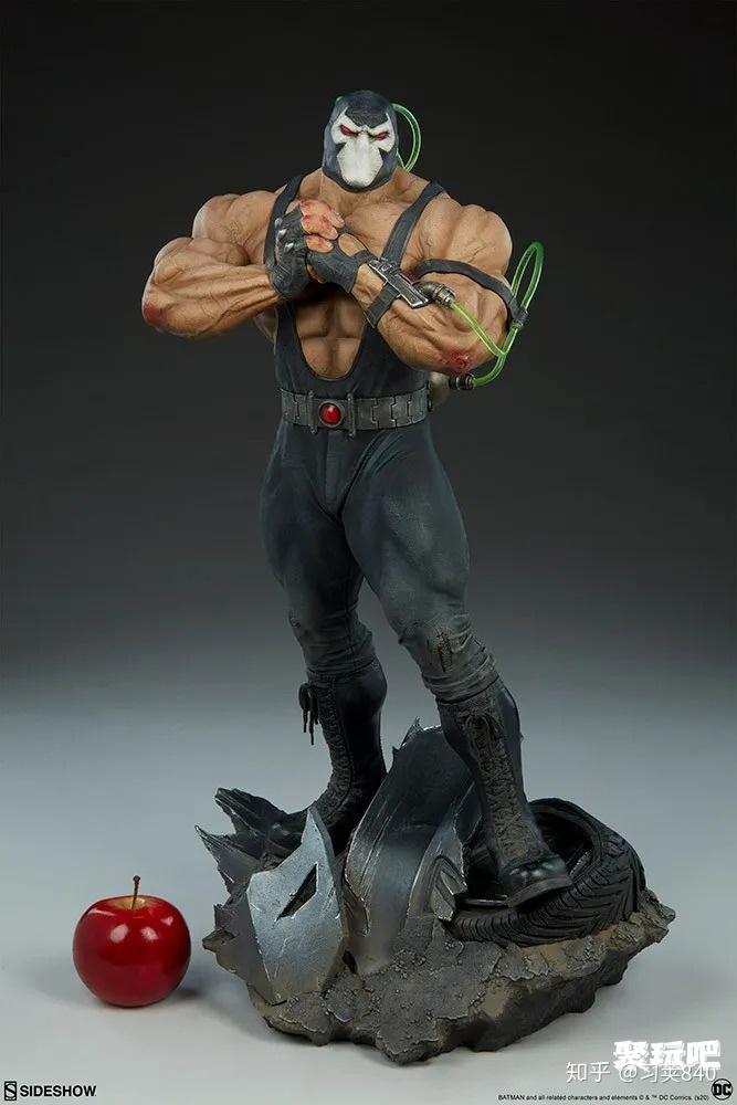sideshowdc电影超级反派贝恩人偶手办看断背狂魔如何打残蝙蝠侠