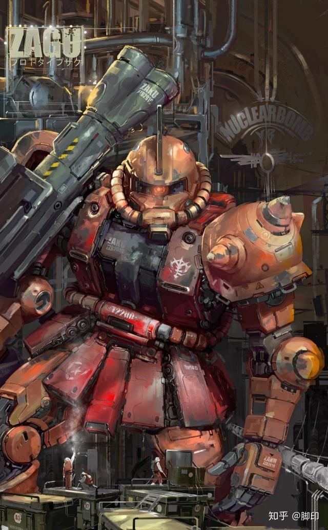 油画风格高达变形金刚插画集哪张是你的最爱