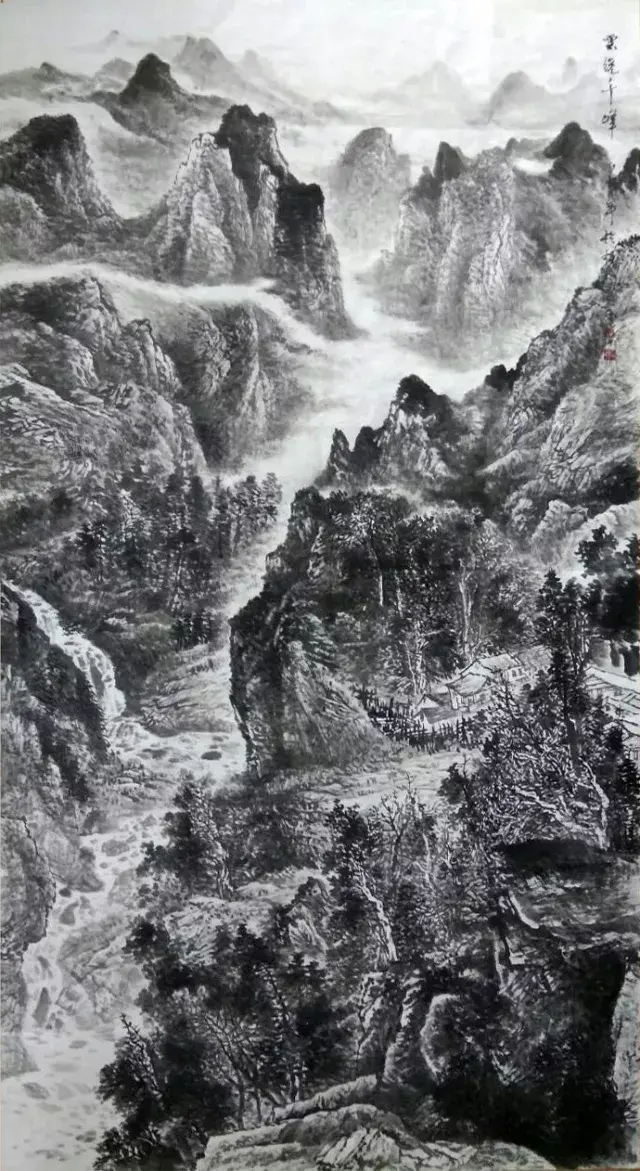 新长城传媒丨以自然为师李遥宝画作