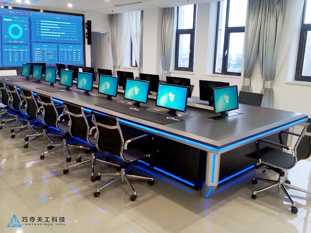 巧夺天工科技-全金属-科技感智能会议桌-案例展示