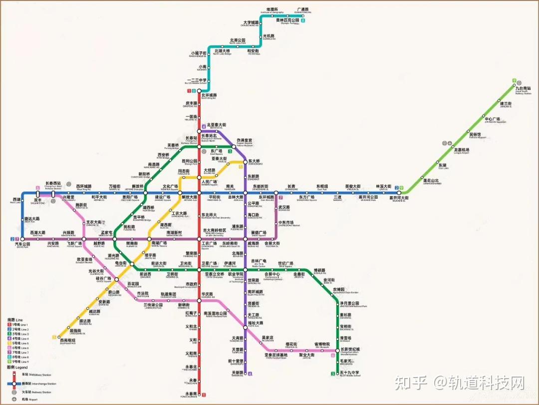 长春地铁7号线路图图片