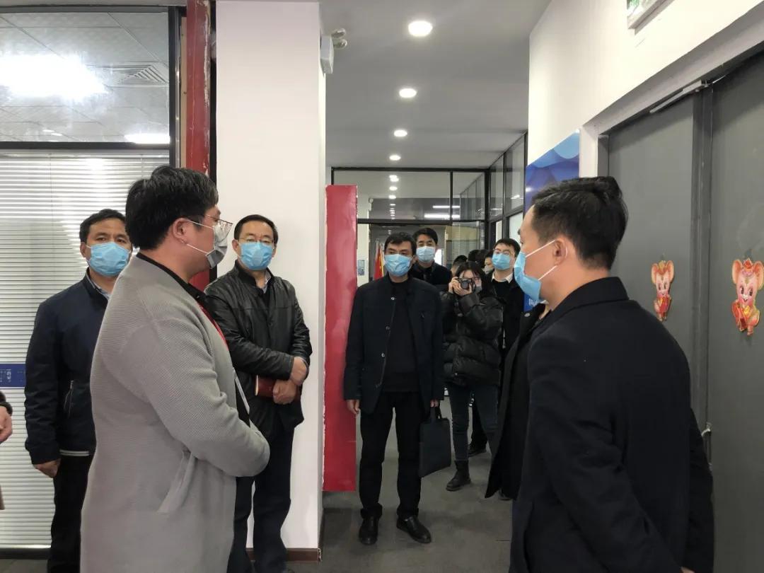 徐州市委副秘书长孙雷一行莅临江苏优网考察调研