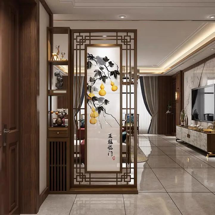 进门正对面挂什么最旺?玄关大白墙有救了 - 知乎