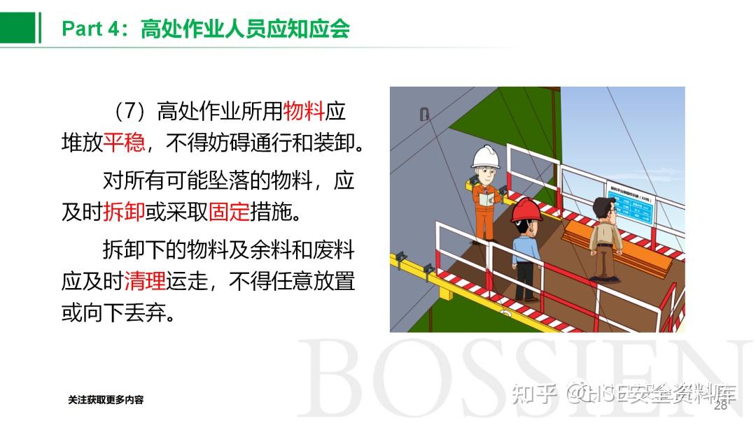 PPT |【课件】高处作业基本知识安全培训（37页） - 知乎